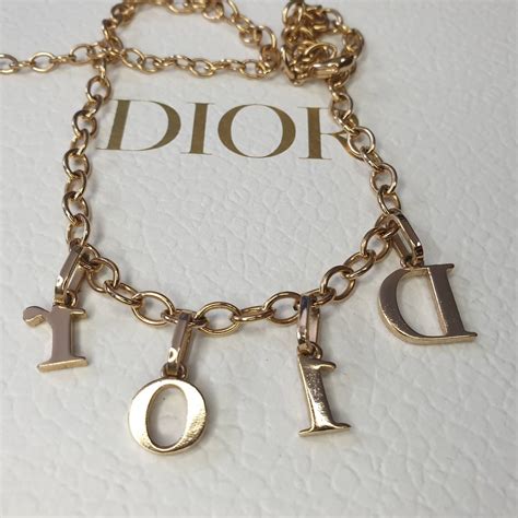 dior chain necklace